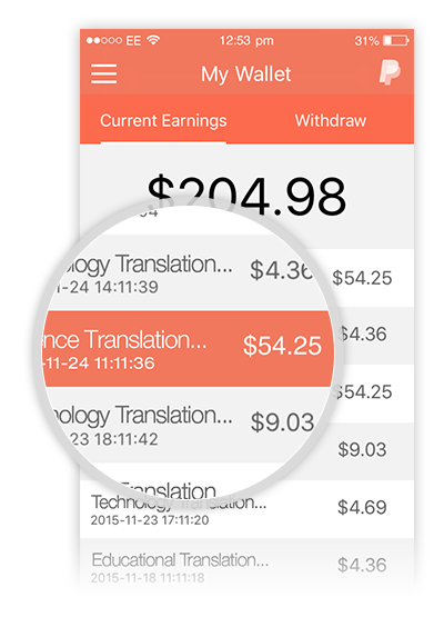 Track Your Earnings